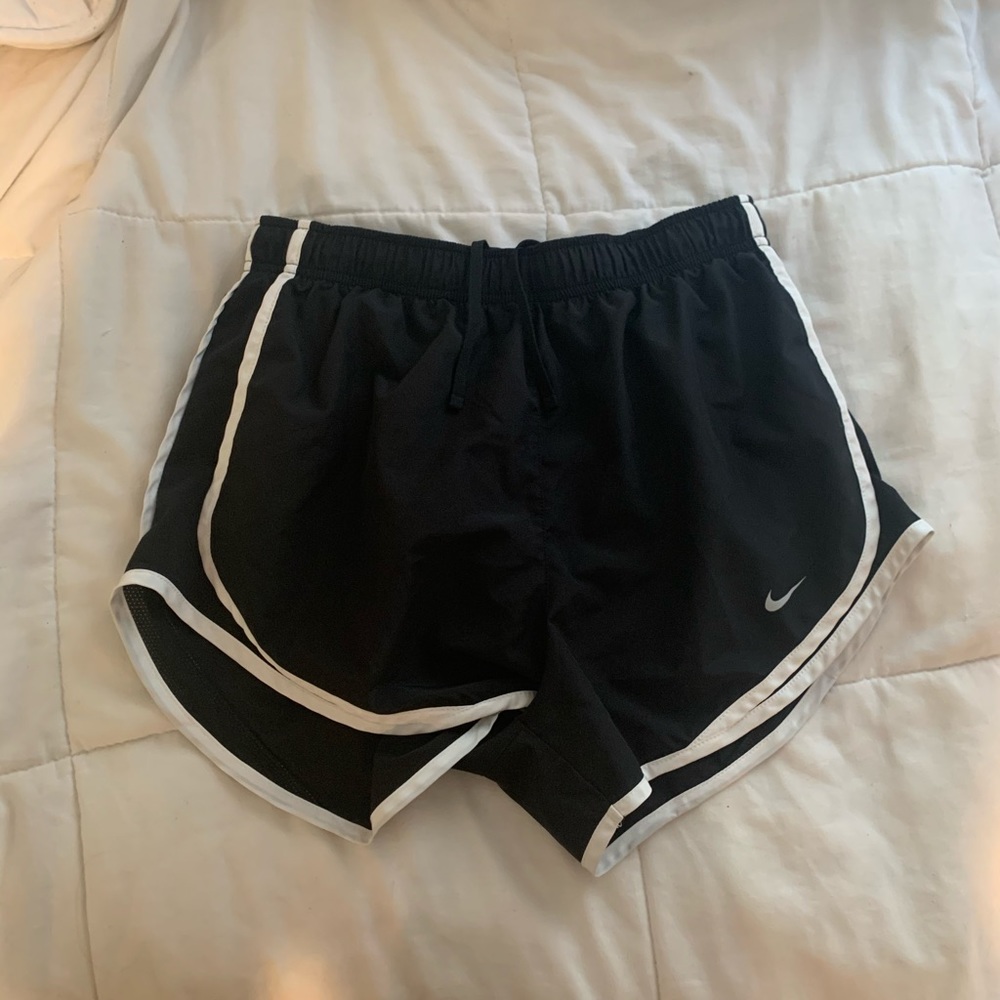 Black and White Nike Running Shorts (SOLD)